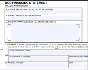 Ucc Filing Example Uniform Commercial Code (UCC) Filings - All States - Order Form – DBI ...