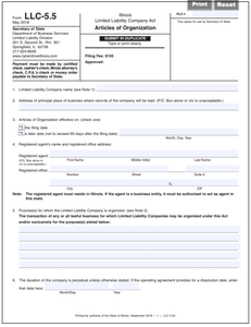 Illinois LLC Order Form